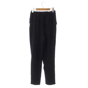 ENFOLD PEツイル ゴムジョッパーズパンツ テーパード タック イージー 36 ネイビー