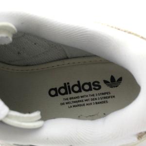 adidas 21年製 FORUM BONEGA  W スニーカー レザー 23cm ホワイト グレー GZ4294