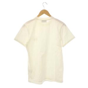 Maison Kitsuné ダブル フォックスヘッド パッチ クラシック Ｔシャツ カットソー クルーネック XS オフホワイト