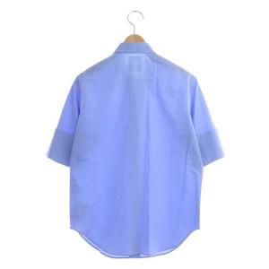 MADISONBLUE BIG CUFF HS SHIRT シャツ ブラウス 五分袖 前開き 01 サックス