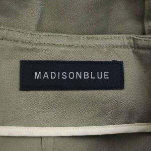 MADISONBLUE SOFIE LONG SKIRT ミモレ丈 タイト スリット 02 ライトカーキ