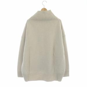 BEAUTY&YOUTH UNITED ARROWS FINE WOOLワイドタートルネックニットプルオーバー セーター 長袖 ウール ライトベージュ