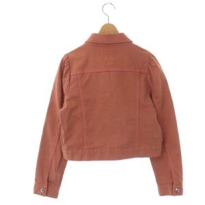 kate spade new york デニムジャケット Gジャン ジージャン ステンカラー ショート S ピンク