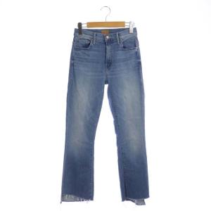 アパルトモン別注 21SS LT BLUE INSIDER DENIM デニムパンツ ジーンズ セミワイド カットオフ ジッパーフライ