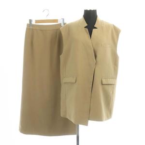 21SS OTONA WRAP VEST SET UP DRESS ベスト 前開き スカート