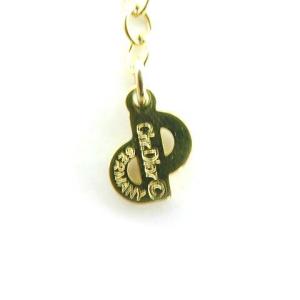Christian Dior ネックレス CD ロゴ ゴールド色