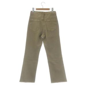 upper hights 22SS IENA別注 THE BRIGITTE デニムパンツ ヴィンテージ加工 セミフレア ストレッチ 23 ベージュ 861119I02