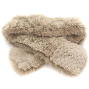 ANAYI 21AW カシミヤレッキス ストール ティペット F ブラウン