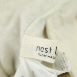 nest Robe 20AW ウール混ダブルフェイスパンツ ニット イージー F アイボリー