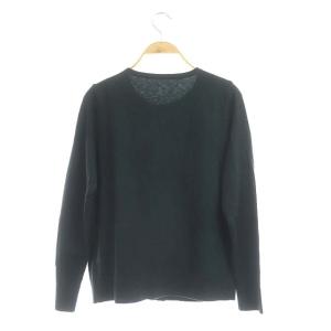 Diagram GRACE CONTINENTAL ウール混 ビジューニットカーディガン 長袖 36 ダークグリーン