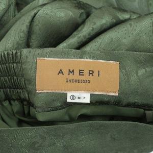 Ameri VINTAGE 20AW UNDRESSED PAISLEY FLARE SKIRT ロング ペイズリー柄 S グリーン