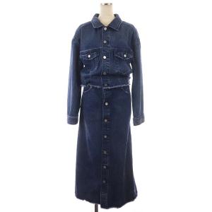20SS 4WAY DENIM DRESS COAT デニムドレスコート ワンピース ジャケット ジージャン Gジャン セミフレアスカート