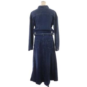 Ameri VINTAGE 20SS 4WAY DENIM DRESS COAT デニムドレスコート ワンピース ジャケット ジージャン Gジャン セミフレアスカート