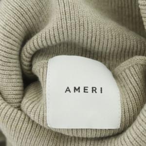 Ameri VINTAGE AMERI RITA SCARF DOCKING KNIT タートルネック ニット セーター プルオーバー 長袖 リブ