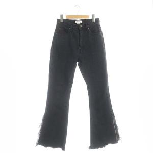 SLIT FLARE DENIM PANTS デニムパンツ ジーンズ フレア カットオフ スリット