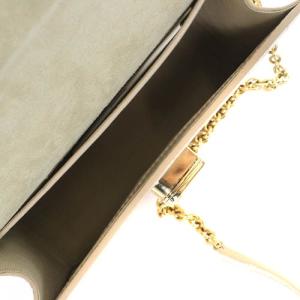 FURLA MINI クロスボディ20 ショルダーバッグ レザー ロゴ べージュ 1927