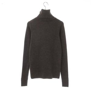 Deuxieme Classe タートルネック RIB KNIT ニット ウール セーター 長袖 プルオーバー グレー