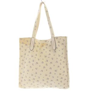 COACH Disney ダンボ トートバッグ ハンドバッグ キャンバス アイボリー パープル