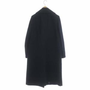 PAUL SMITH PS マルチストライプ 2WAY チェスターコート アウター ロング 38 ネイビー