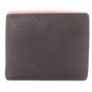 COACH TABBY SMALL WALLET コンパクトウォレット 財布 二つ折り レザー ピンク 赤