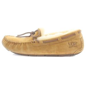 UGG australia ダコタ W DAKOTA ムートン モカシン シューズ リボン 24cm ブラウン 5612
