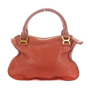 Chloe マーシー ハンドバッグ 2way レザー 赤