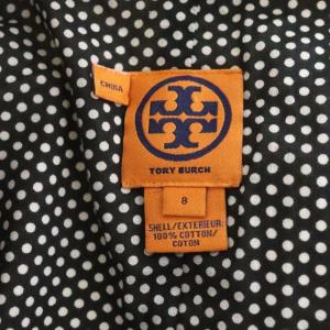 TORY BURCH トレンチ コート ロング ダブル 8 ベージュ ブラック