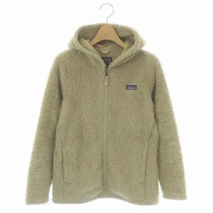 GIRLS LOS GATOS HOODY ボアフーディジャケット ジップアップ XL ベージュ