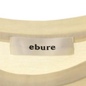 ebure Tシャツ カットソー 七分袖 プルオーバー 38 ライトベージュ