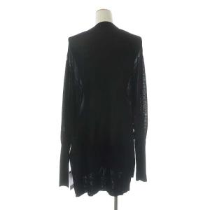 FOXEY BOUTIQUE Long Cardigan  Vネック 40  ブラック 39665
