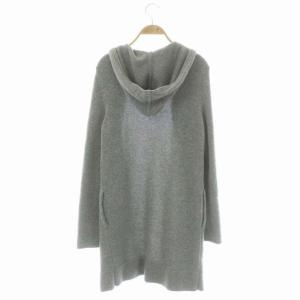 FOXEY 37825 カシミヤロングカーディガン グレー 