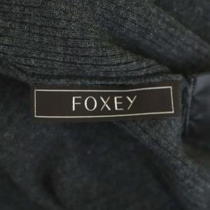 FOXEY 38271 ニット 40 グレー ホワイト
