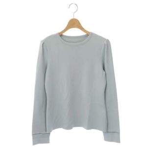 38196 Simple Long Sleeve ニット 40 水色