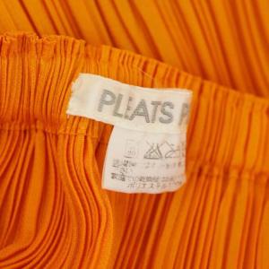 PLEATS PLEASE ISSEY MIYAKE イッセイミヤケ プリーツロングスカート  3 オレンジ