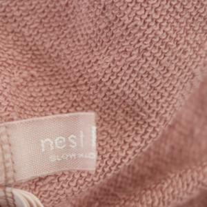 nest Robe 21SS UpcycleLino 裏毛ルーズプルオーバー スウェット トレーナー スモーキーピンク
