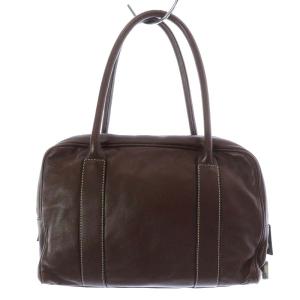 PRADA BR0964 NAPPA HYDRA ハンドバッグ レザー TERRA