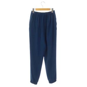 ENFOLD 20SS ジョガーパンツ タック センターシーム 38 ターコイズ