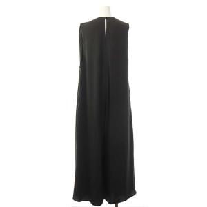 STUNNING LURE サロペットオールインワン ワイドパンツ フレア ノースリーブ Vネック 1 チャコール