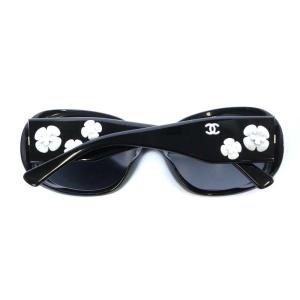 CHANEL サングラス ココマーク カメリア 5616-130 黒 ブラック 5113-A