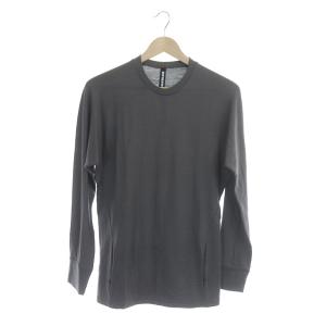 21AW ドルマン ジャージー Charente Gray ニット セーター 長袖 クルーネック 3 グレー