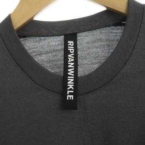 RIPVANWINKLE 21AW ドルマン ジャージー Charente Gray ニット セーター 長袖 グレー