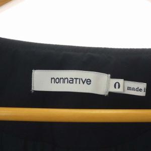 nonnative RIDER BLOUSON POLY TWILL SHAPE MEMORY ライダー ブルゾン ノーカラージャケット ジップアップ