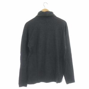 RIPVANWINKLE 21AW ドルマンタートルジャージーニット カットソー 長袖 プルオーバー ウール 3 ダークグレー