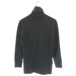 RIPVANWINKLE 21AW ドルマン タートル ジャージー ニット 長袖 プルオーバー 3 チャコールグレー