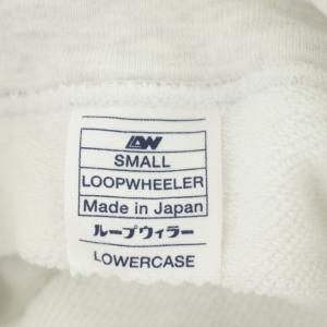 LOOPWHEELER for LOWERCASE モックネックスウェット 長袖 プルオーバー S ライトグレー