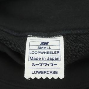 LOOPWHEELER for LOWERCASE モックネックスウェット 長袖 プルオーバー S チャコールグレー
