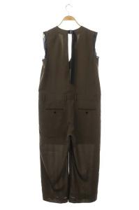 sacai 21SS Suiting Jumpsuit 2 カーキ