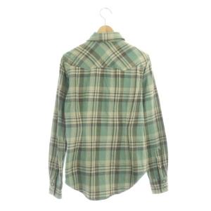 RALPH LAUREN ネルシャツ 長袖 チェック 2 ミントグリーン ベージュ ブラウン