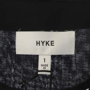 HYKE 21SS W/P VOILE MEDICAL GOWN 1 黒