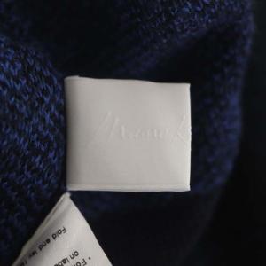 Mame Kurogouchi Paisley Jacquard Knitted Vest ジャガードニットベスト プルオーバー 2 紺 青 ネイビー ブルー